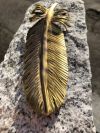 kleinere Feder aus Messing ca 15 cm