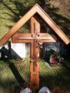 Kupferkreuz mit Buchen - Blätter -Äste