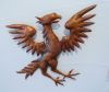 Wandfigur aus Kupferblech galvanischer Greif