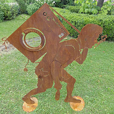 Schattenfiguren für Garten- und Innendekoration